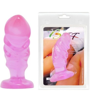 BAILE - PLUG ANAL UNISEX CON VENTOSA ROSA