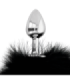 DARKNESS - EXTRA BUTTPLUG ANAL CON COLA NEGRO 7 CM