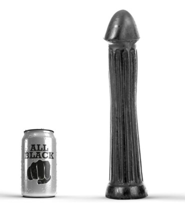 ALL BLACK - PLUG DILDO 31 CM