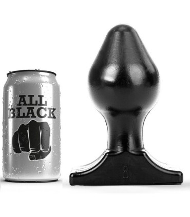 ALL BLACK - ANAL PLUG 16X8 CM