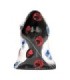 ALL BLACK - ANAL PLUG 16X8 CM