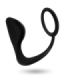 ADDICTED TOYS - PLUG ANAL CON ANILLO PENE NEGRO