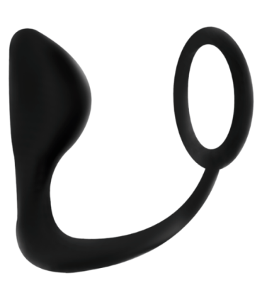 ADDICTED TOYS - PLUG ANAL CON ANILLO PENE NEGRO