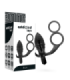 ADDICTED TOYS - PLUG ANAL CON ANILLA DOBLE NEGRO
