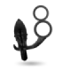 ADDICTED TOYS - PLUG ANAL CON ANILLA DOBLE NEGRO