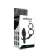 ADDICTED TOYS - PLUG ANAL CON ANILLA DOBLE NEGRO