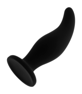 OHMAMA - PLUG ANAL SILICONA CURVADO PUNTO P 12 CM