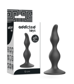ADDICTED TOYS - ANAL SEXUAL PLUG 12 CM NEGRO