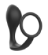ADDICTED TOYS - PLUG ANAL CON ANILLO SILICONA NEGRO
