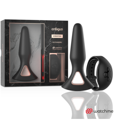 ANBIGUO - WATCHME CONTROL REMOTO VIBRADOR PLUG ANAL ALEXANDRU