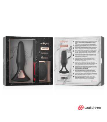 ANBIGUO - WATCHME CONTROL REMOTO VIBRADOR PLUG ANAL ALEXANDRU