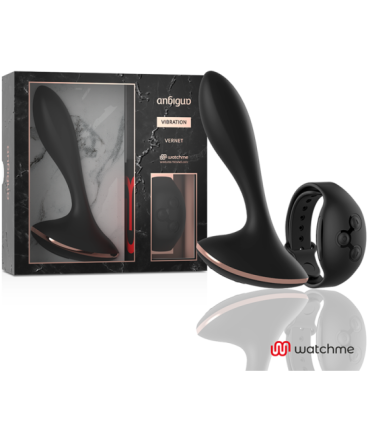 ANBIGUO - WATCHME CONTROL REMOTO VIBRADOR PLUG ANAL VERNET