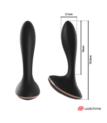 ANBIGUO - WATCHME CONTROL REMOTO VIBRADOR PLUG ANAL VERNET