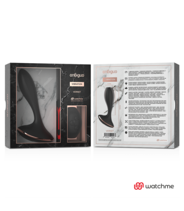 ANBIGUO - WATCHME CONTROL REMOTO VIBRADOR PLUG ANAL VERNET