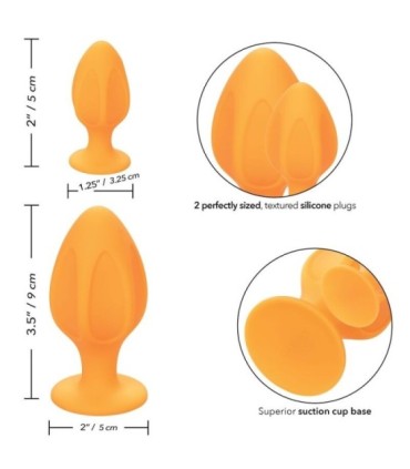 CALEXOTICS - CHEEKY PLUGS ANALES NARANJA