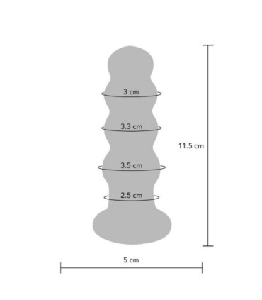 TOYJOY - BUTTOCKS THE RADIANT GLASS BUTTPLUG