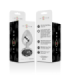 INTENSE - PLUG ANAL METAL ALUMINIO CON CRISTAL NEGRO TALLA M