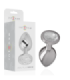 INTENSE - PLUG ANAL METAL ALUMINIO CON CRISTAL PLATA TALLA M