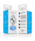 INTENSE - PLUG ANAL METAL ALUMINIO CON CRISTAL AZUL TALLA L