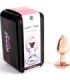 SECRETPLAY - METAL BUTT PLUG ORO ROSA TALLA S 7 CM