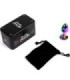 SECRETPLAY - METAL BUTT PLUG MULTICOLOR TALLA S 7 CM