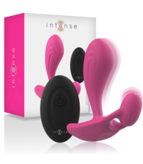 INTENSE - SHELLY DUO ANAL-PERINEO , VAGINAL-CLITORIS REMOTO ROSA