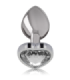 INTENSE - PLUG ANAL METAL ALUMINIO CORAZÓN BLANCO TALLA M