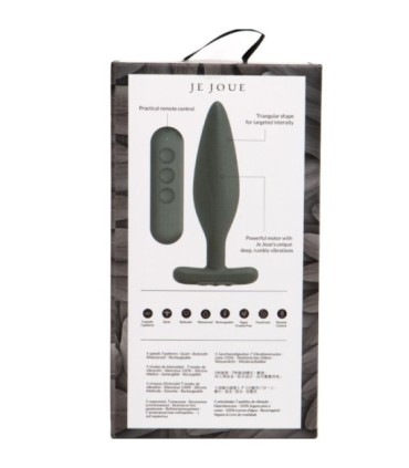 JE JOUE - EGON PLUG ANAL VIBRADOR NEGRO