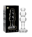 NEBULA SERIES BY IBIZA - MODELO 1 PLUG CRISTAL ROSA 10.5 CM -O- 3 CM
