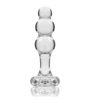 NEBULA SERIES BY IBIZA - MODELO 1 PLUG CRISTAL TRANSPARENTE 10.5 CM -O- 3 CM