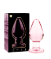 NEBULA SERIES BY IBIZA - MODELO 3 PLUG CRISTAL ROSA 11 CM -O- 5 CM