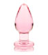 NEBULA SERIES BY IBIZA - MODELO 3 PLUG CRISTAL ROSA 11 CM -O- 5 CM