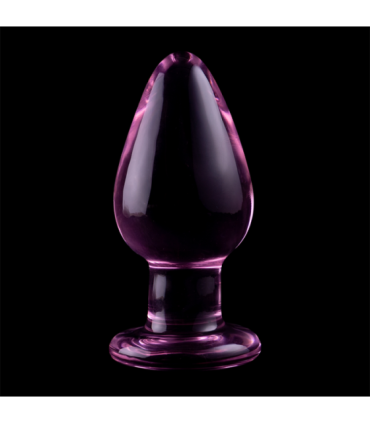 NEBULA SERIES BY IBIZA - MODELO 3 PLUG CRISTAL ROSA 11 CM -O- 5 CM