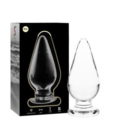 NEBULA SERIES BY IBIZA - MODELO 4 PLUG CRISTAL TRANSPARENTE 11 CM -O- 5 CM