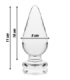 NEBULA SERIES BY IBIZA - MODELO 4 PLUG CRISTAL TRANSPARENTE 11 CM -O- 5 CM