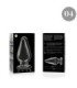 NEBULA SERIES BY IBIZA - MODELO 4 PLUG CRISTAL TRANSPARENTE 11 CM -O- 5 CM