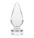 NEBULA SERIES BY IBIZA - MODELO 4 PLUG CRISTAL TRANSPARENTE 11 CM -O- 5 CM