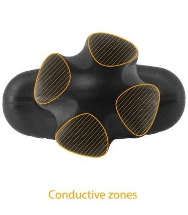 ELECTRASTIM - TARTARUS PLUG ANAL SILICONA QUADRIPOLAR NEGRO