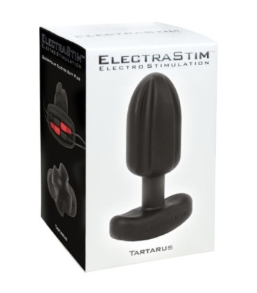ELECTRASTIM - TARTARUS PLUG ANAL SILICONA QUADRIPOLAR NEGRO