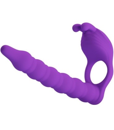 PRETTY LOVE - BLACKNEY ANILLO PENE CON PLUG VIBRADOR LILA