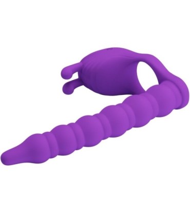 PRETTY LOVE - BLACKNEY ANILLO PENE CON PLUG VIBRADOR LILA