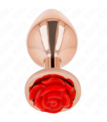 KINK - PLUG ANAL ORO ROSADO ROSA ROJA M