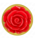 KINK - PLUG ANAL DORADO ROSA ROJA TALLA M