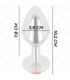 KINK - PLUG ANAL ROSA ROJA TALLA L