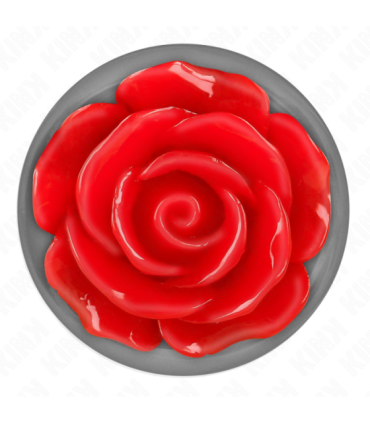 KINK - PLUG ANAL ROSA ROJA TALLA S