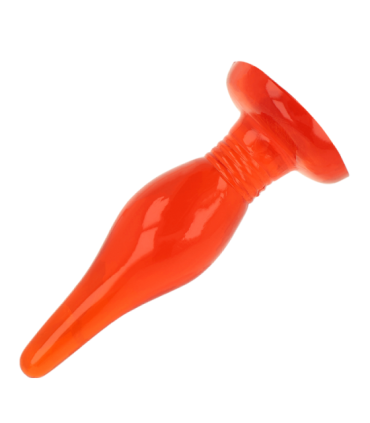BAILE - PLUG ANAL TACTO SUAVE ROJO 14.2 CM
