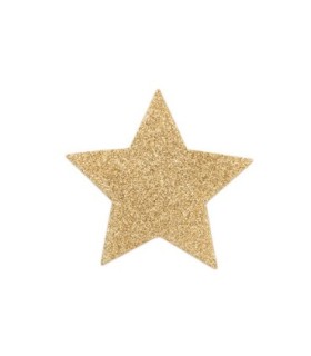 BIJOUX - INDISCRETS PEZONERAS FLASH ESTRELLA DORADA