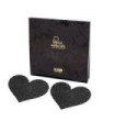 BIJOUX - INDISCRETS PEZONERAS FLASH CORAZÓN NEGRO
