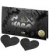 BIJOUX - INDISCRETS PEZONERAS FLASH CORAZÓN NEGRO