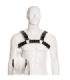 LEATHER BODY - BLACK BULL DOG HARNESS